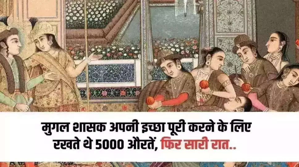 Mughal Harem: मुगल शासक अपनी इच्छा पूरी करने के लिए रखते थे 5000 औरतें, फिर सारी रात..