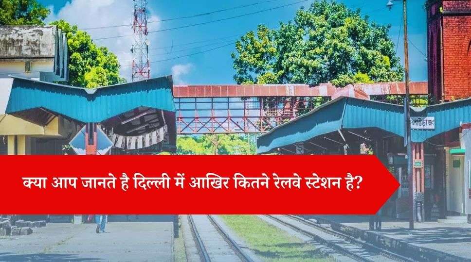 Delhi Railway Station : क्या आप जानते है दिल्ली में आखिर कितने रेलवे स्टेशन है? जानकर उड़ जायेंगे आपके होश