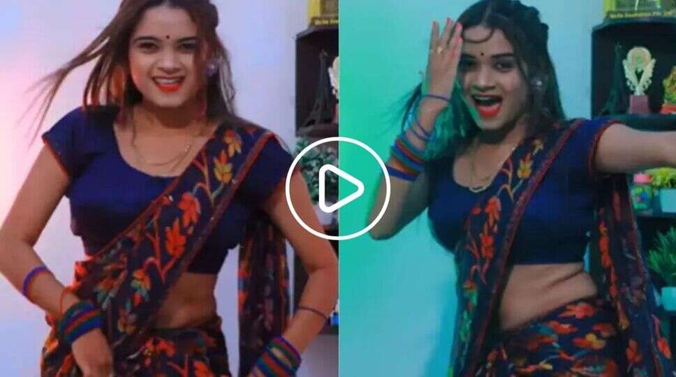 Desi Bhabhi Dance: देसी भाभी ने लगाए भोजपुरी गाने पर जबरदस्त ठुमके, कातिलाना इशारों से किया सभी को घायल, देखें 