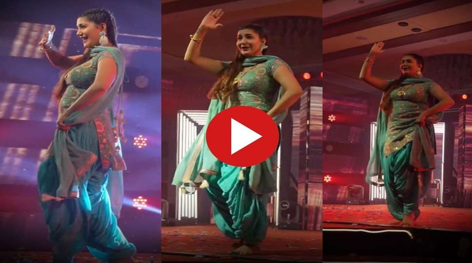 Sapna Dance Video: Sapna Choudhary did 36 dances on this song, uncle also became young, viral video