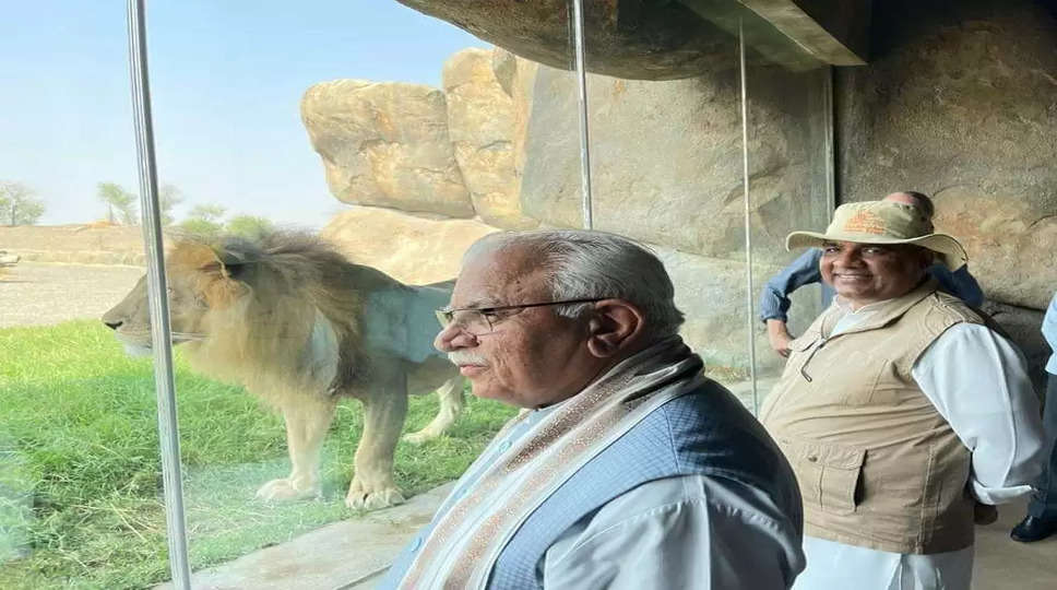 CM KHATTAR ON  World's largest safari park