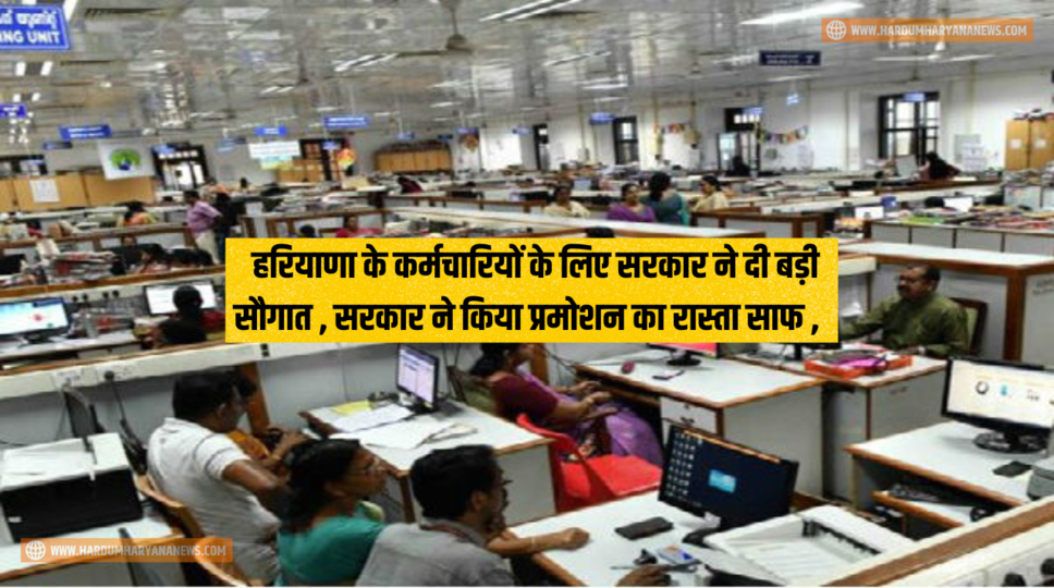 Haryana Gov News : हरियाणा के कर्मचारियों के लिए सरकार ने दी बड़ी सौगात , सरकार ने किया प्रमोशन का रास्ता साफ , देखिए पूरी खबर&nbsp;